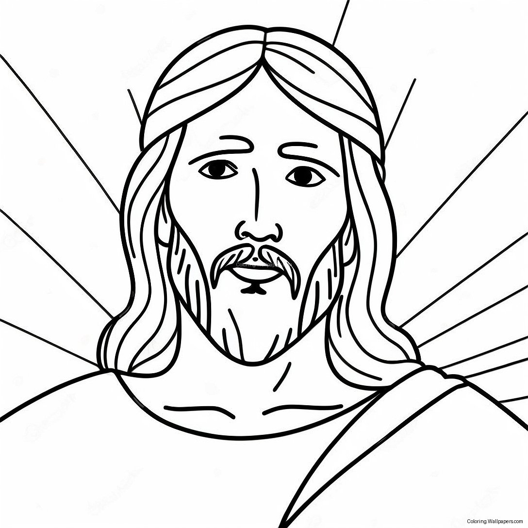 Jesus Is Alive Coloring Page 50580