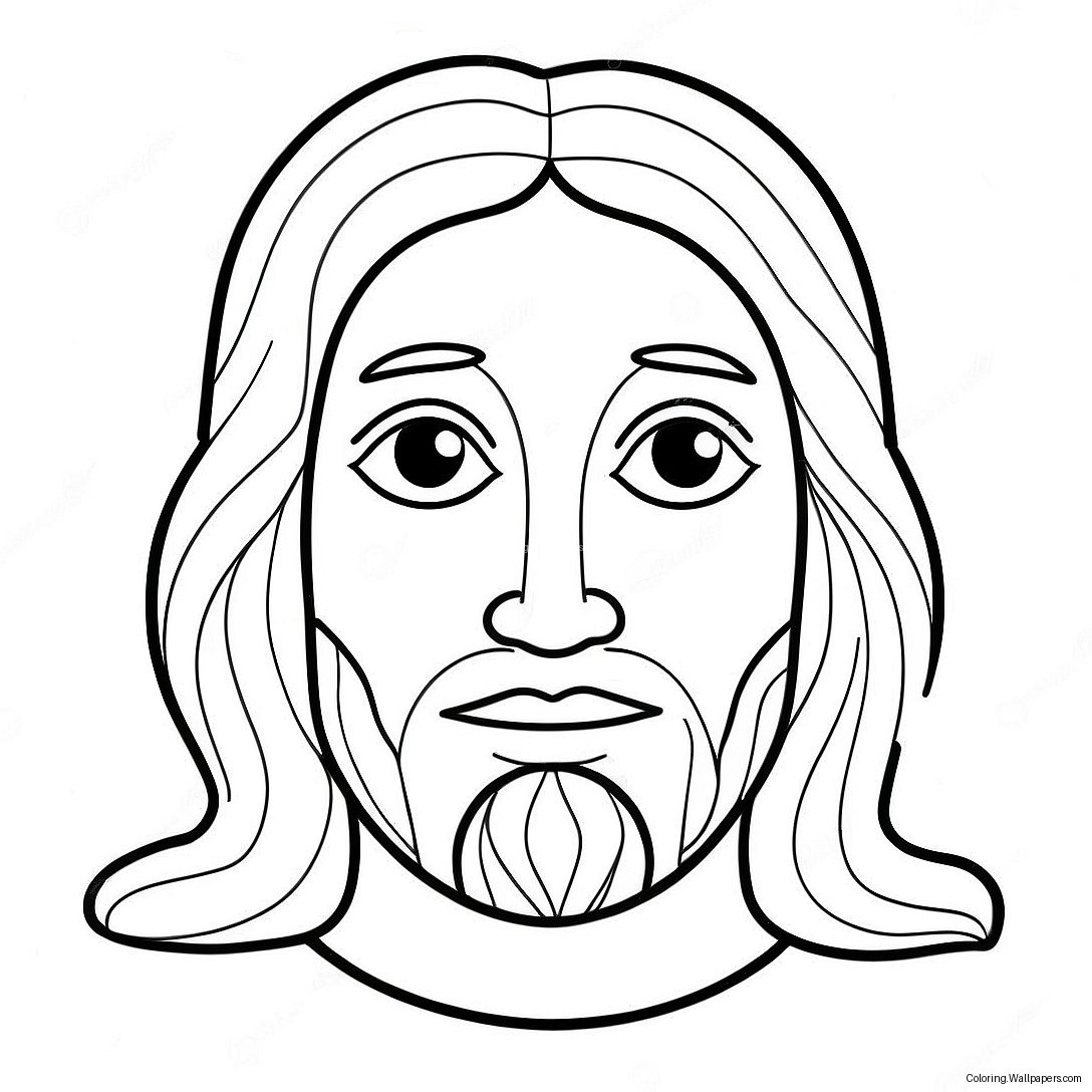 Jesus Älskar Mig Målarbild 7889