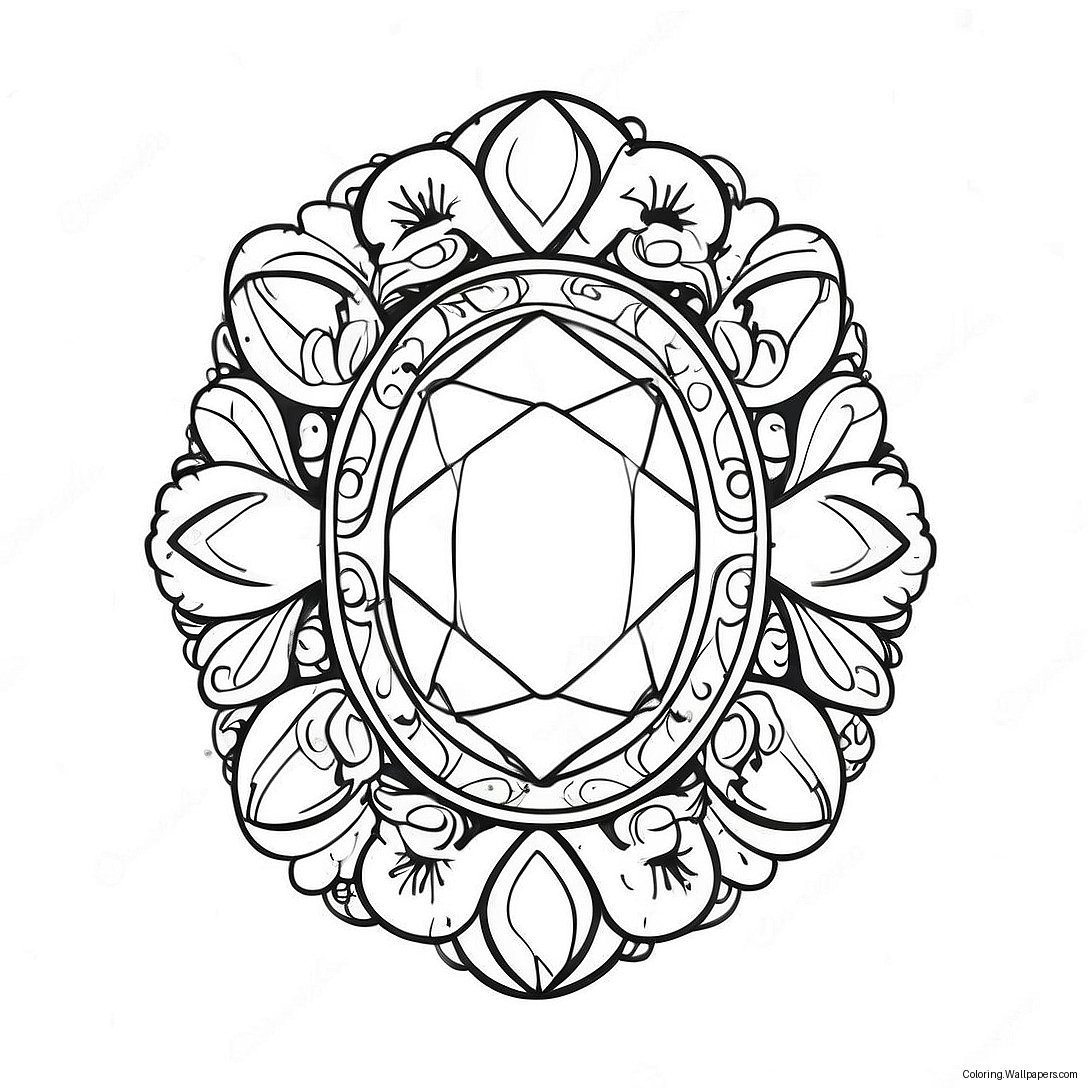 Jewel Coloring Page 28656