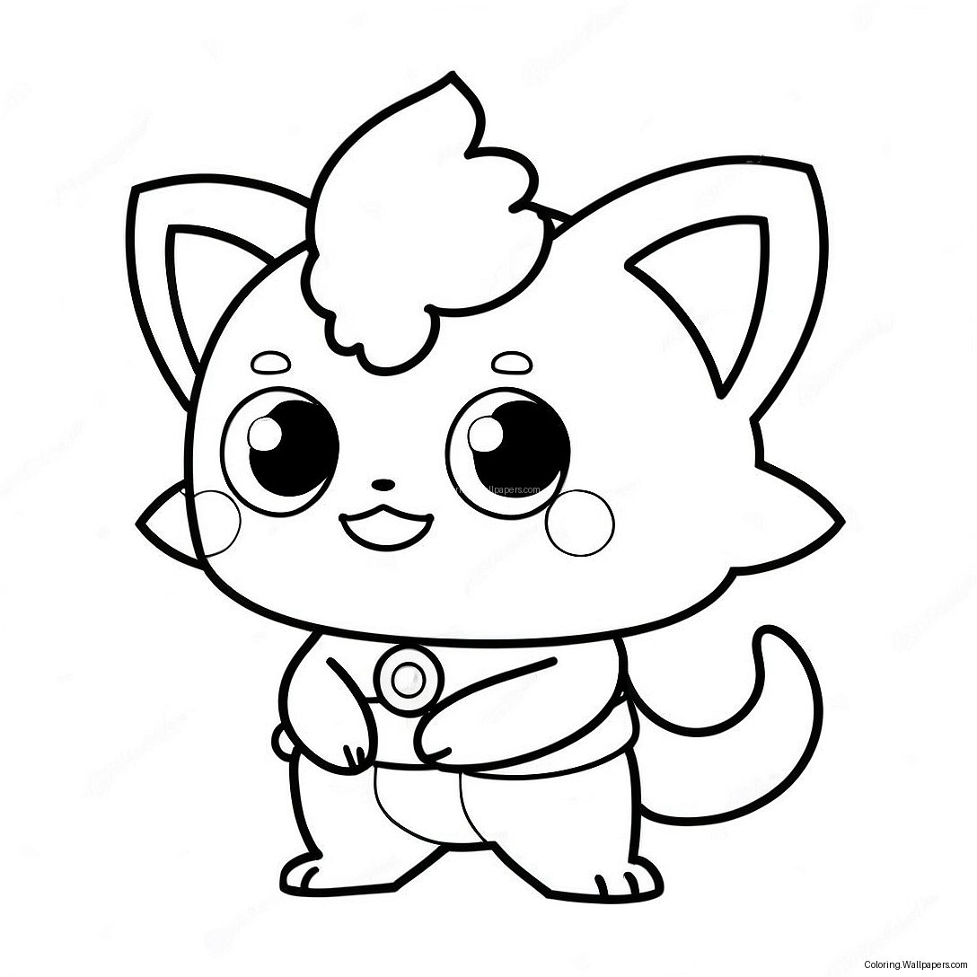 Jibanyan Yo Kai Coloring Page 50801