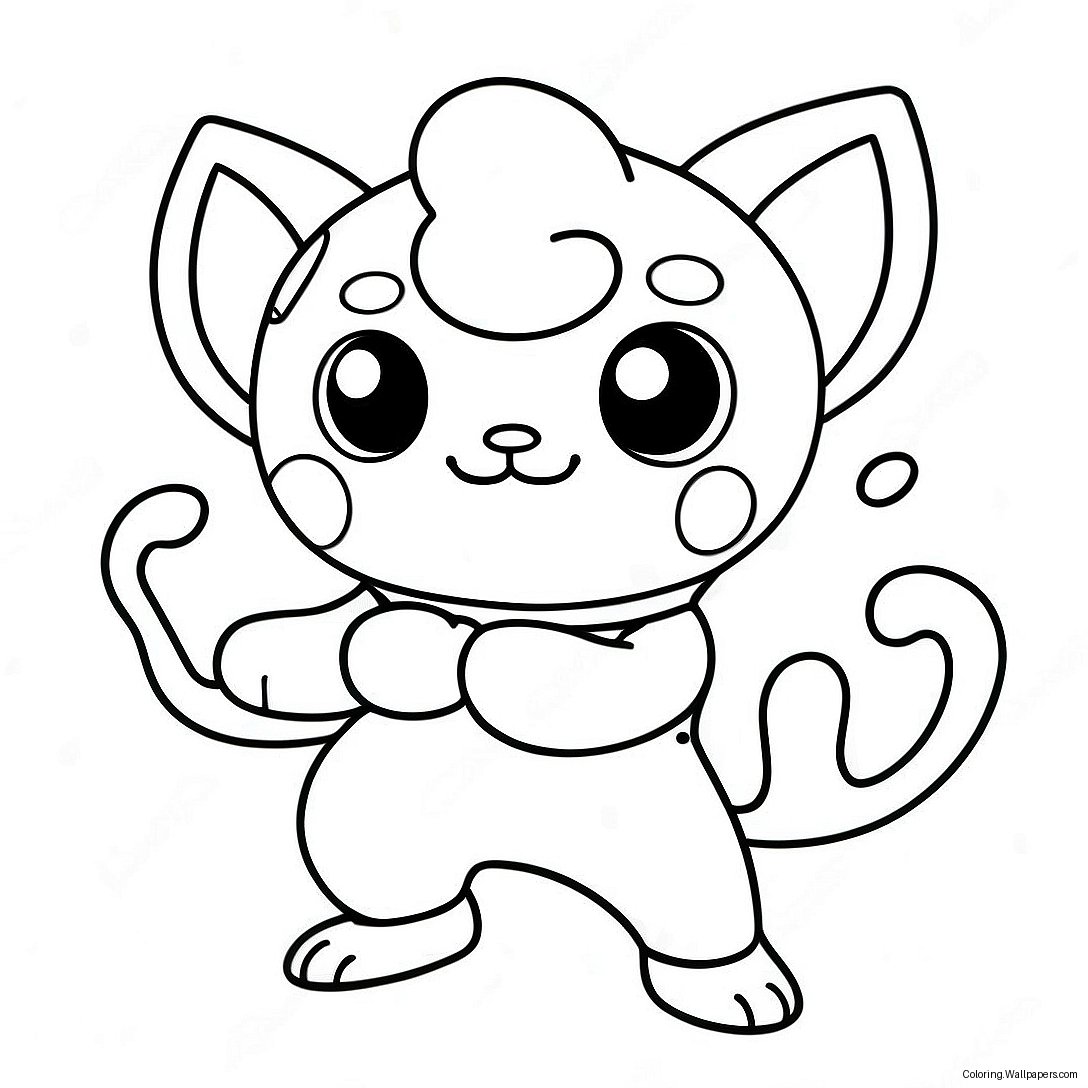 Jibanyan Yo Kai Coloring Page 50804