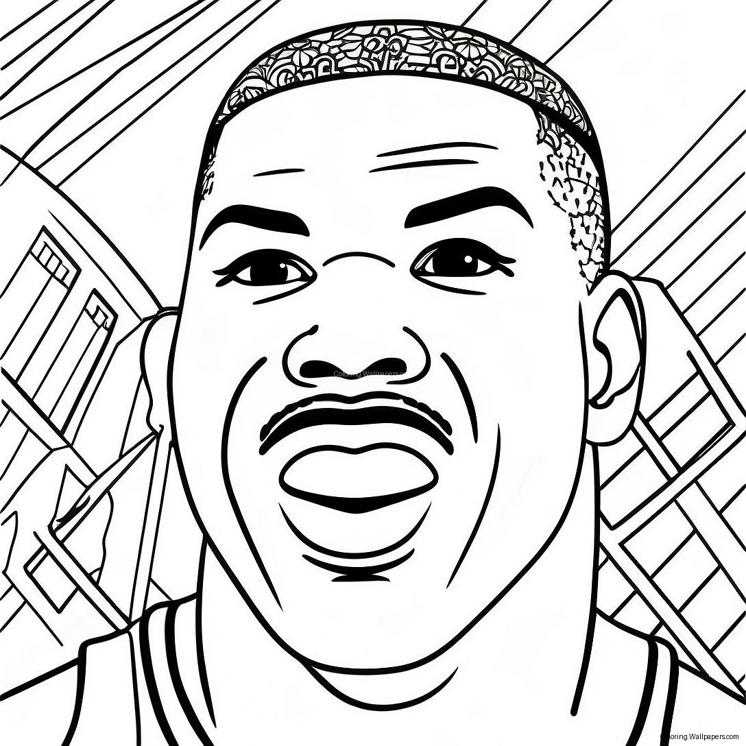 Jimmy Butler Coloring Page 21046