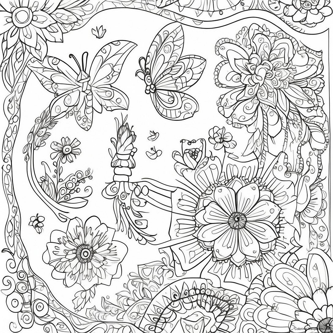 Johanna Basford Intricate Coloring Page 24255