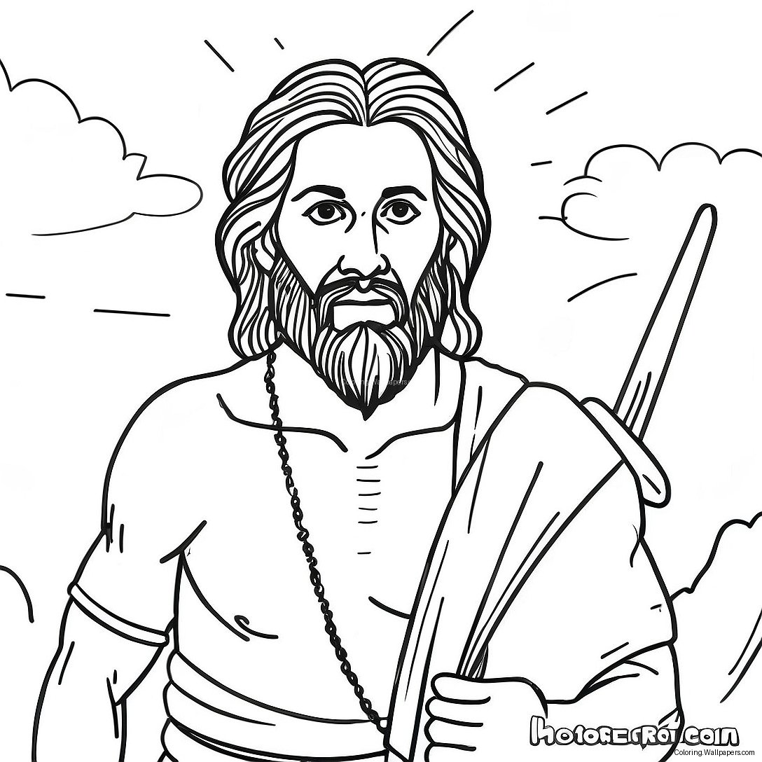 John The Baptist Coloring Page 25127