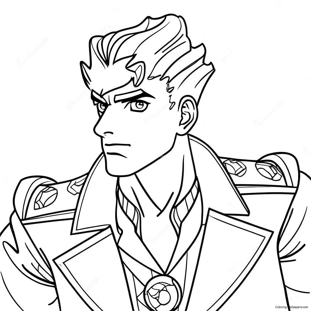 Jojo's Bizarre Adventure Coloring Page 15974