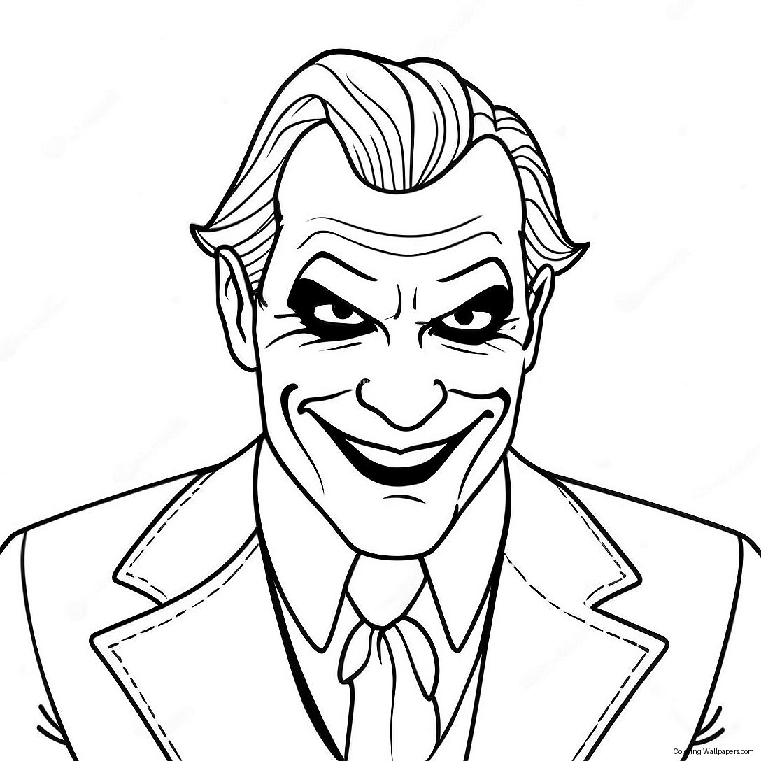 Joker Batman Ausmalbild 48601