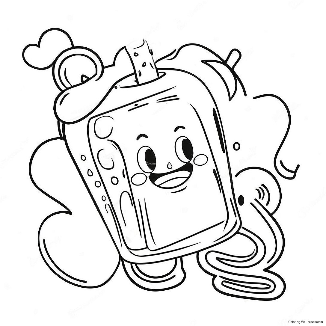 Jolly Rancher Candy Outline Coloring Page (53133-42043)