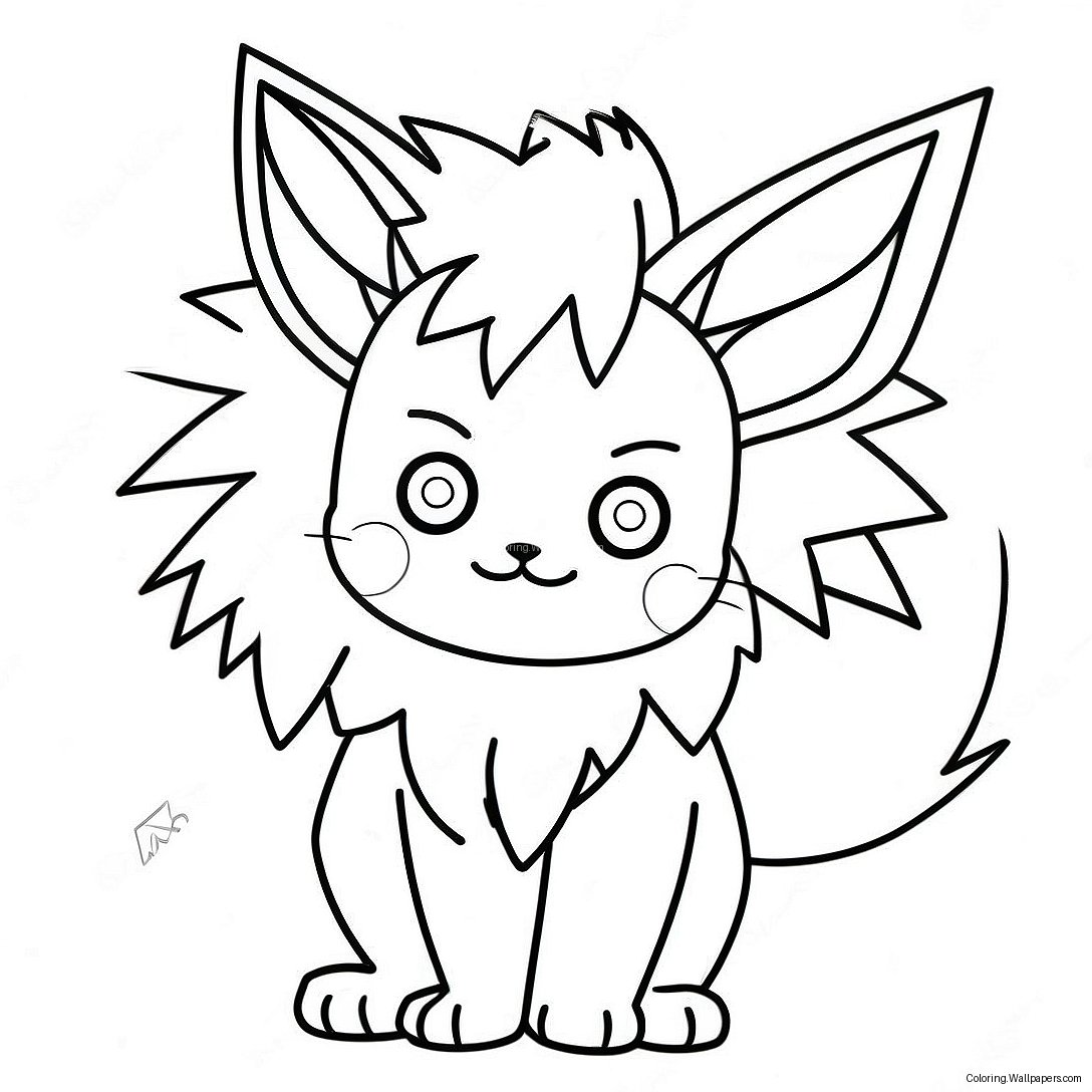 Jolteon Coloring Page 41196