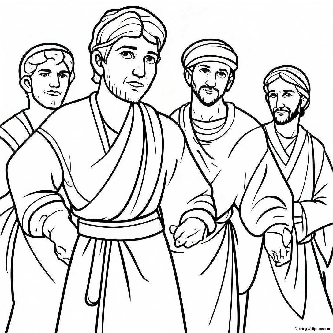 Joseph And His Brothers Coloring Page 39766