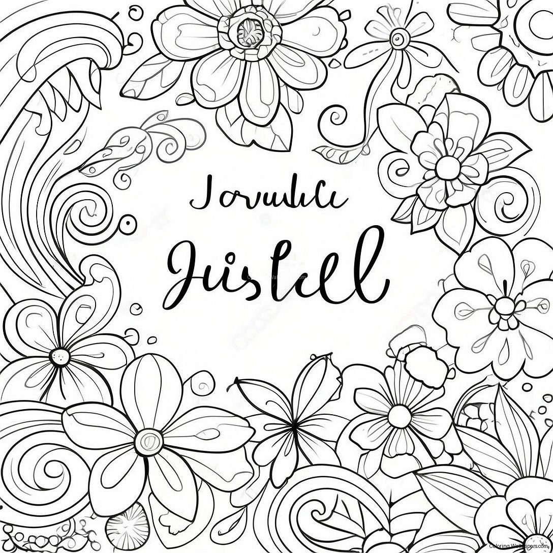 Joyful Bible Verse Coloring Page 460