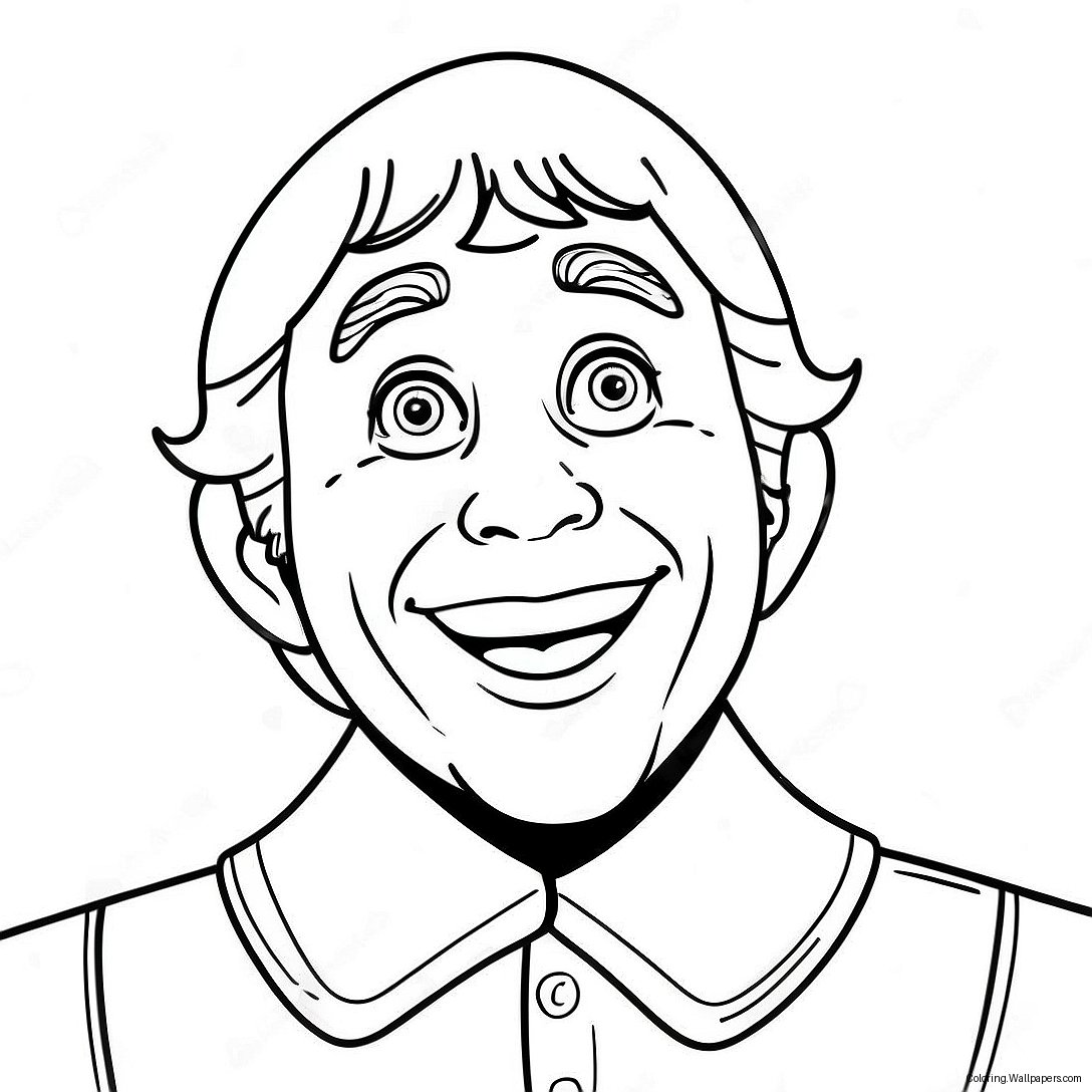 Joyful Buddy The Elf Coloring Page 28904