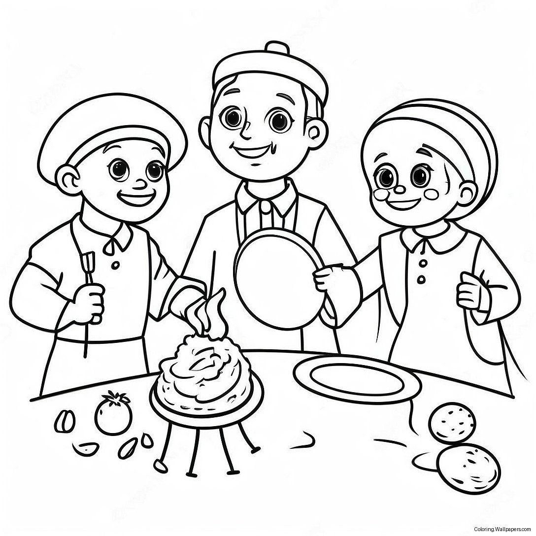 Joyful First Passover Celebration Coloring Page 38852