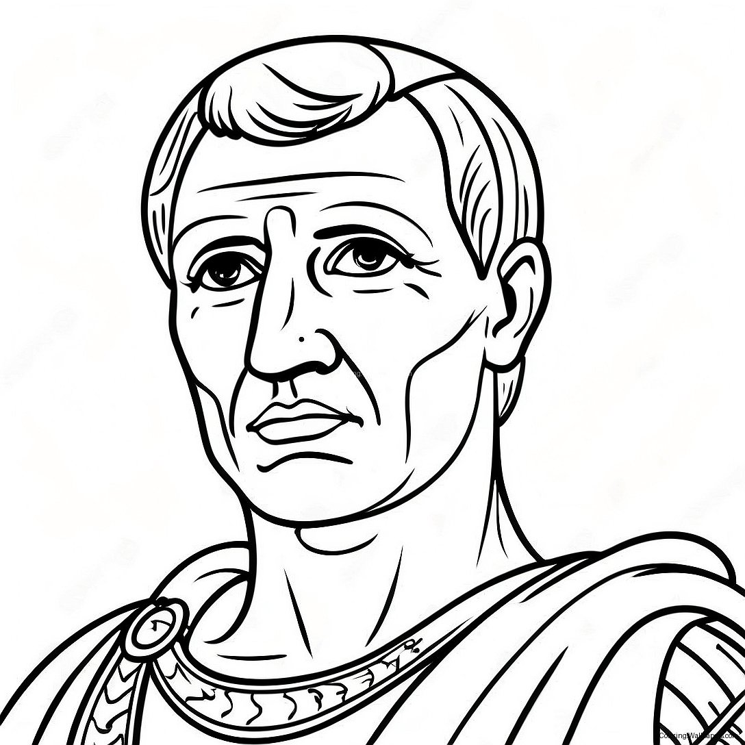 Julius Caesar Historische Figur Ausmalbild 54147