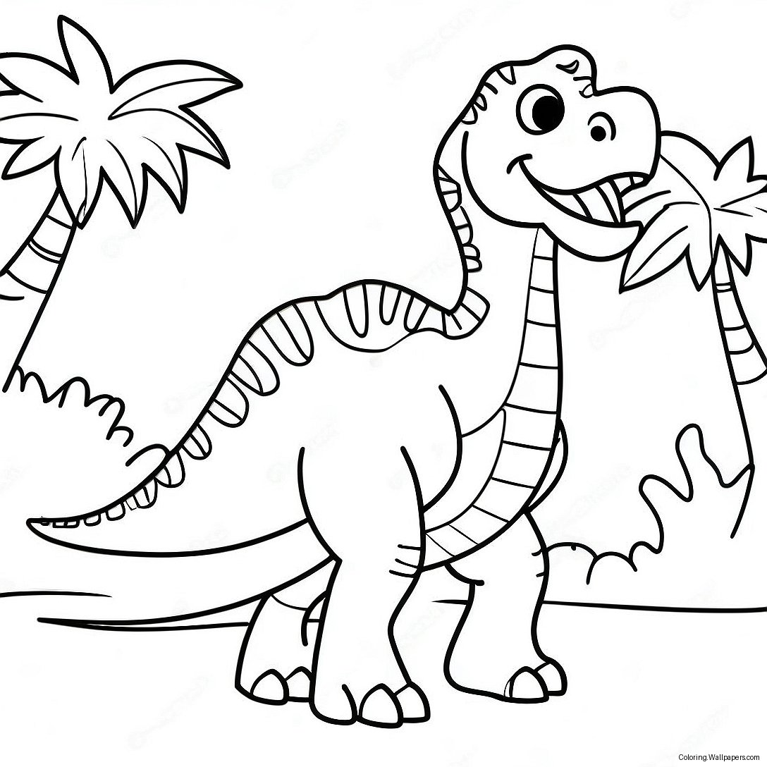 Jumbo Dinosaur Coloring Page 4879