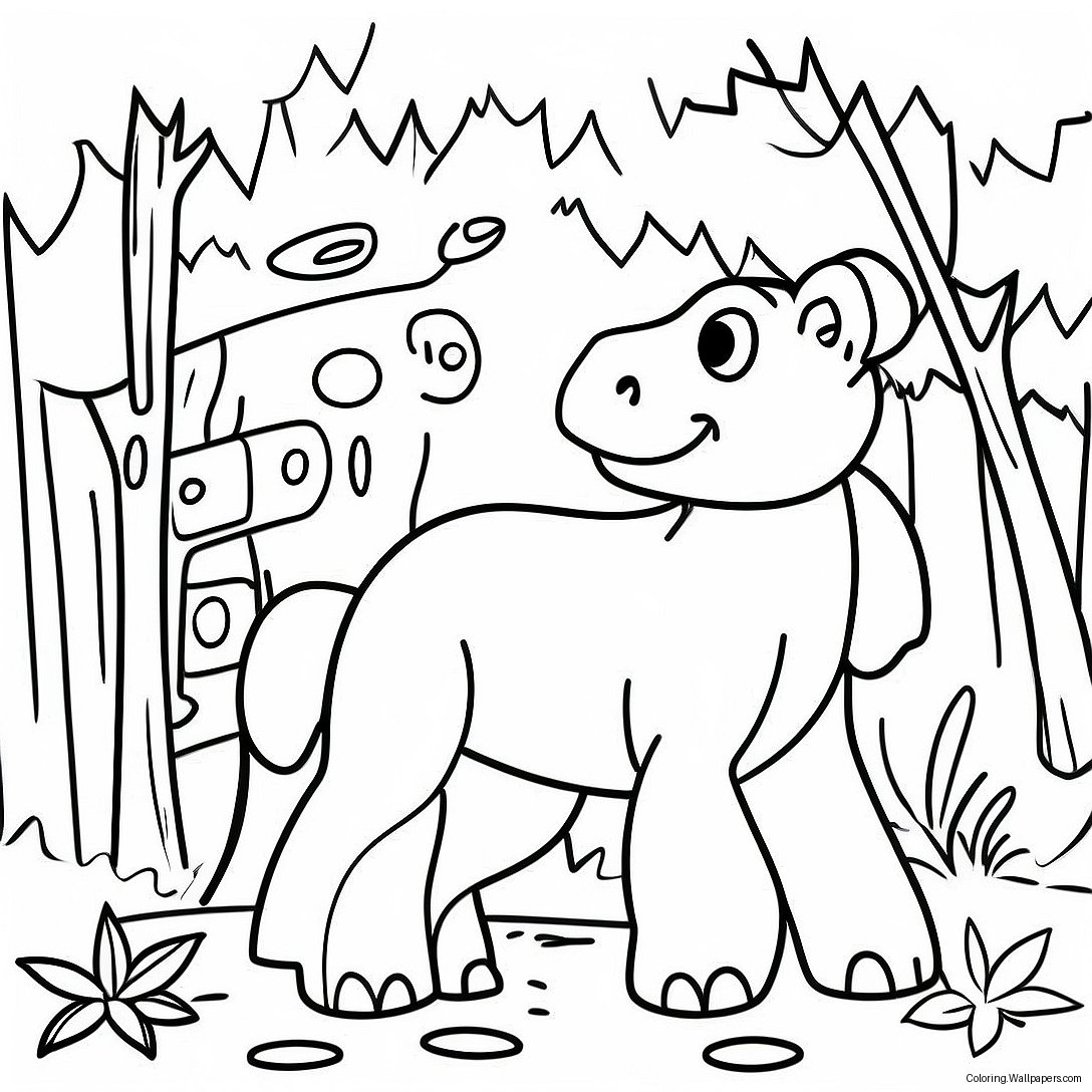 Jungle Camouflage Animals Coloring Page 56703