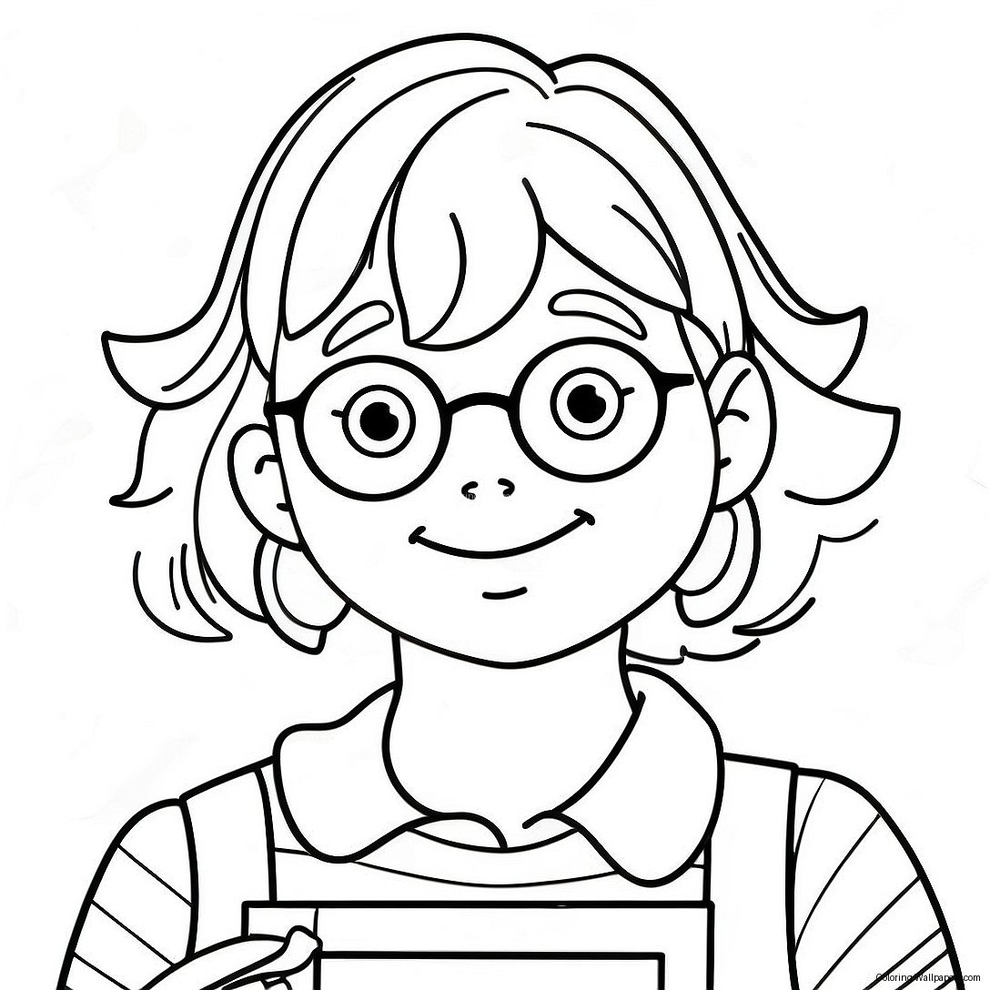 Junie B. Jones Farvelægningsside 10398