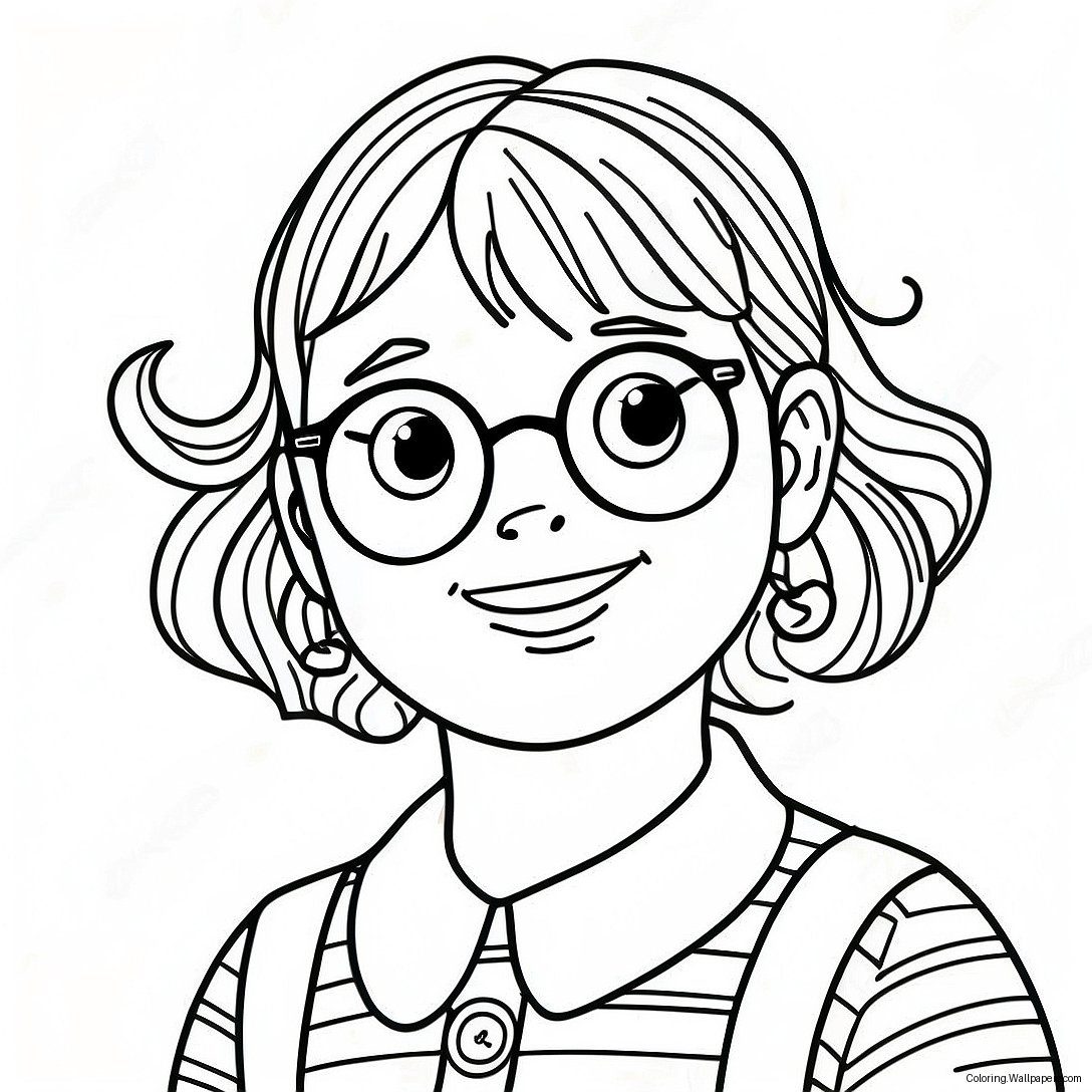 Junie B. Jones Coloring Page 10399