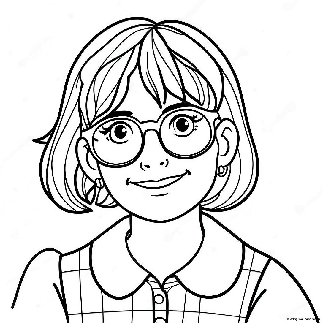 Page À Colorier De Junie B. Jones 10400