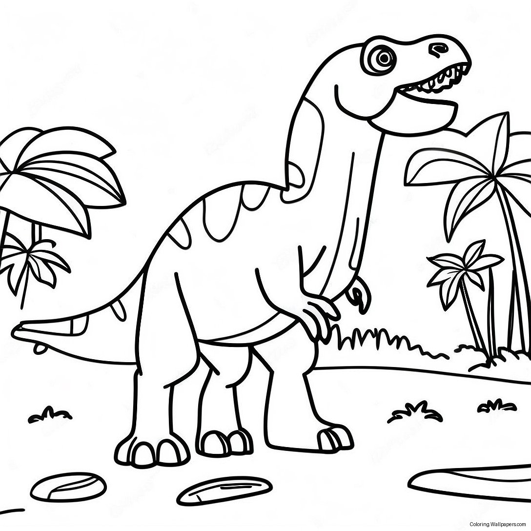 Page À Colorier De Jurassic Park 6451