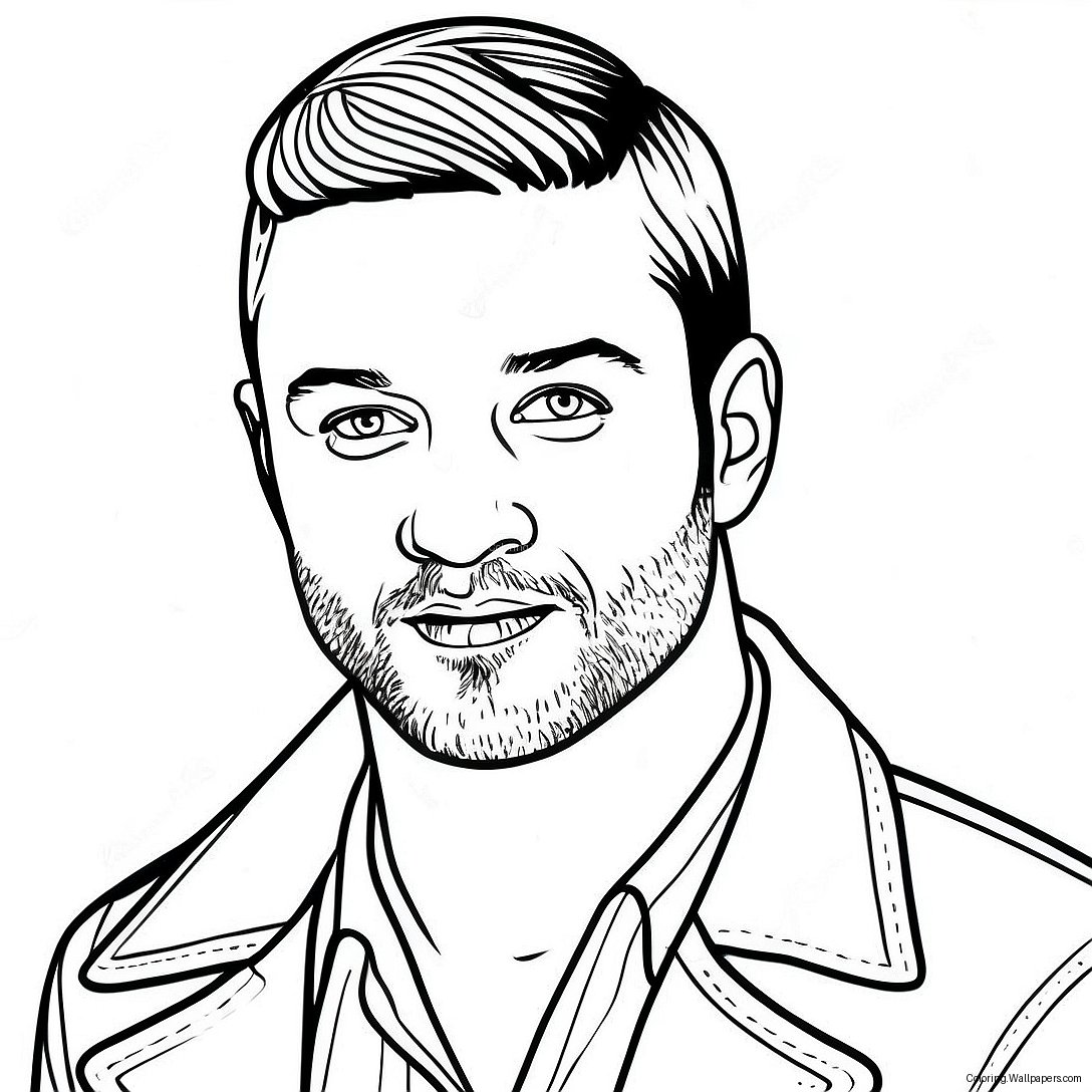 Página Para Colorir Do Justin Timberlake 37181