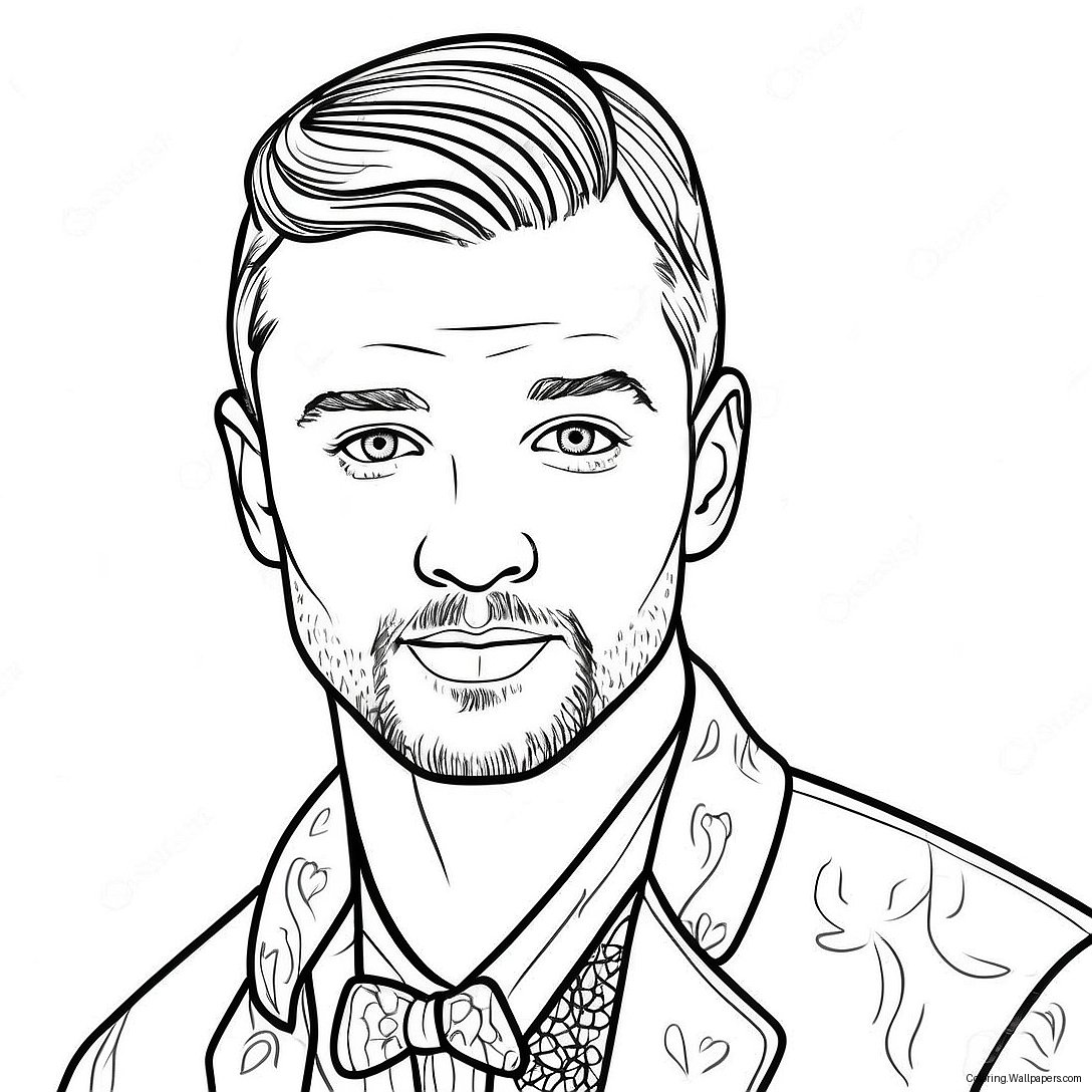 Justin Timberlake Ausmalbild 37184