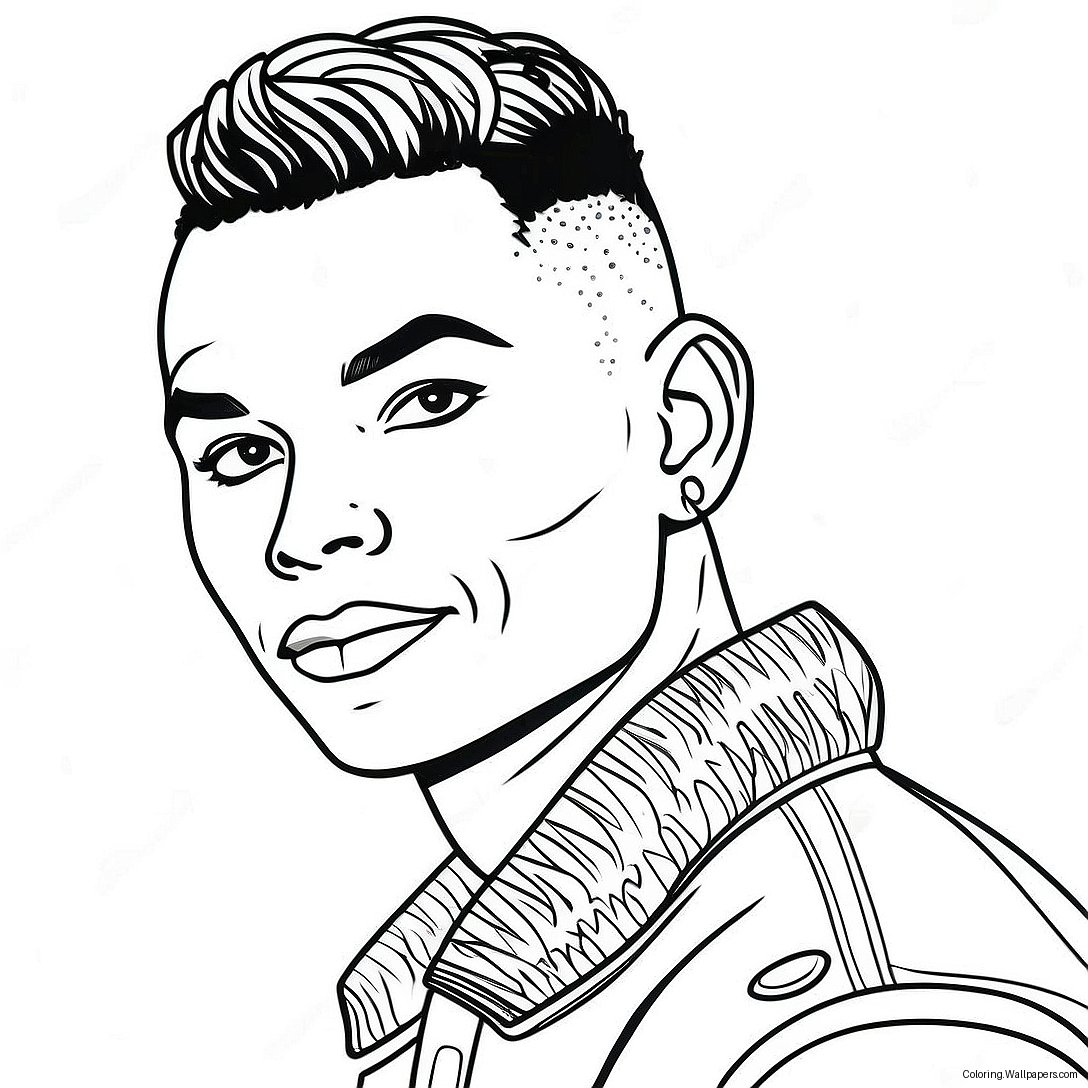 Página Para Colorear De Kane Brown 40016