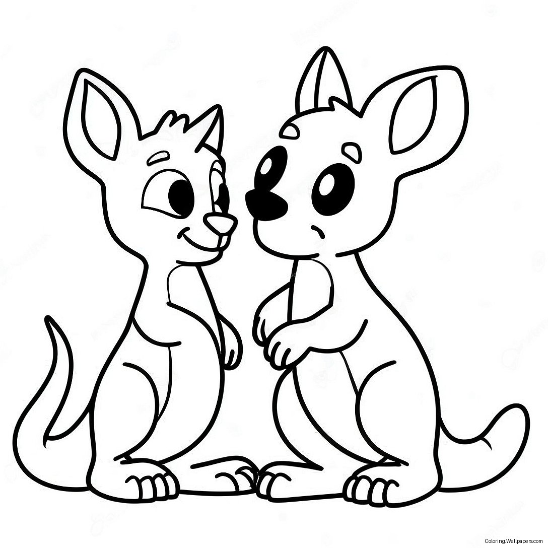 Kanga And Roo Coloring Page 25637