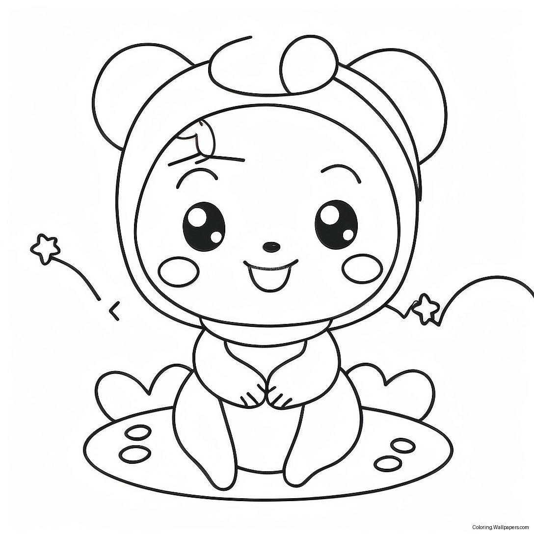 Kawaii Chan Coloring Page 53367