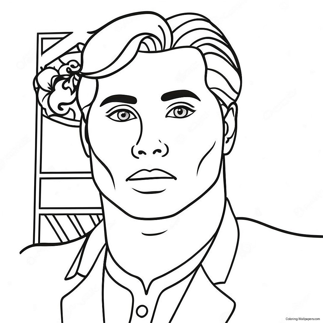 Ken Doll Coloring Page 15043