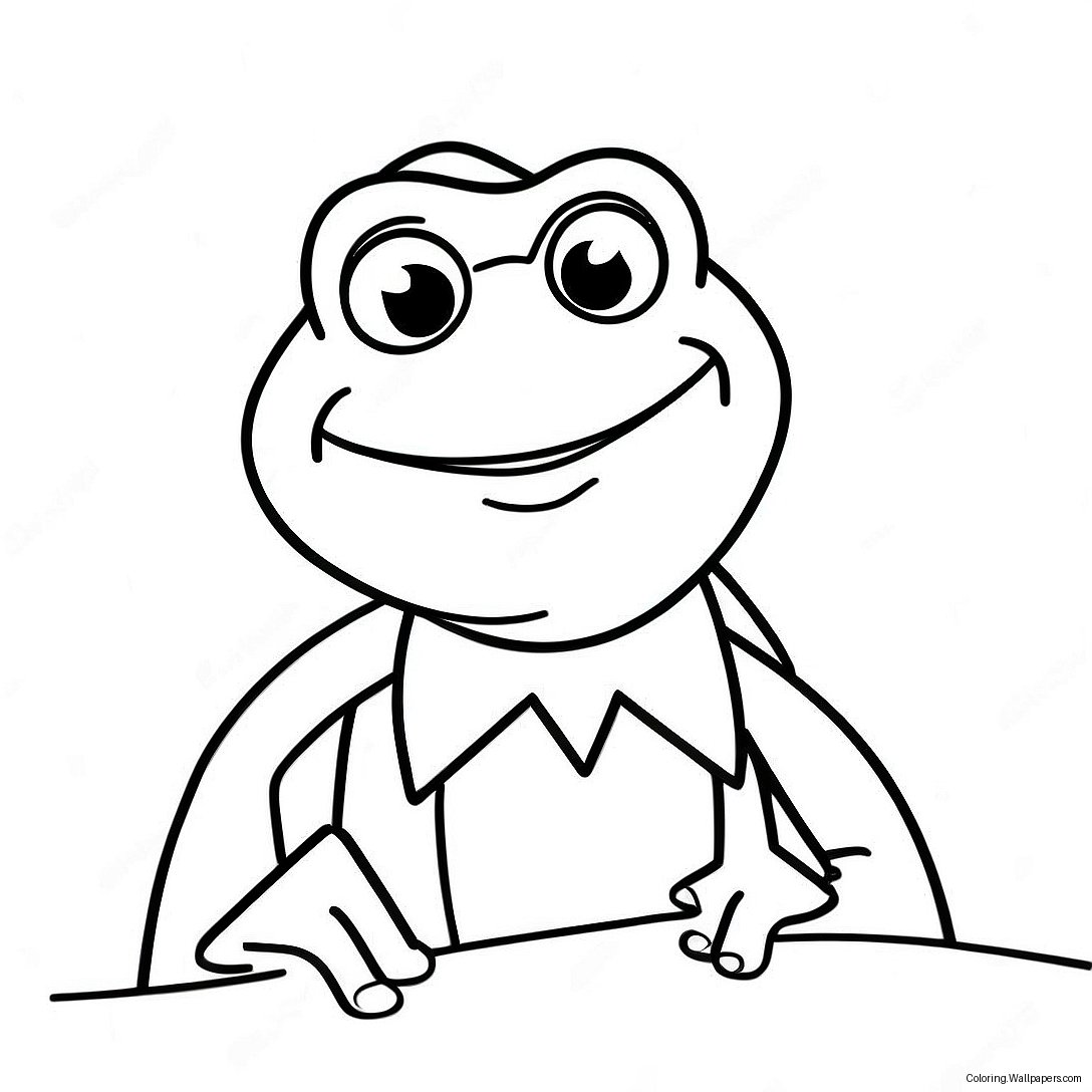 Kermit The Frog Coloring Page 36601