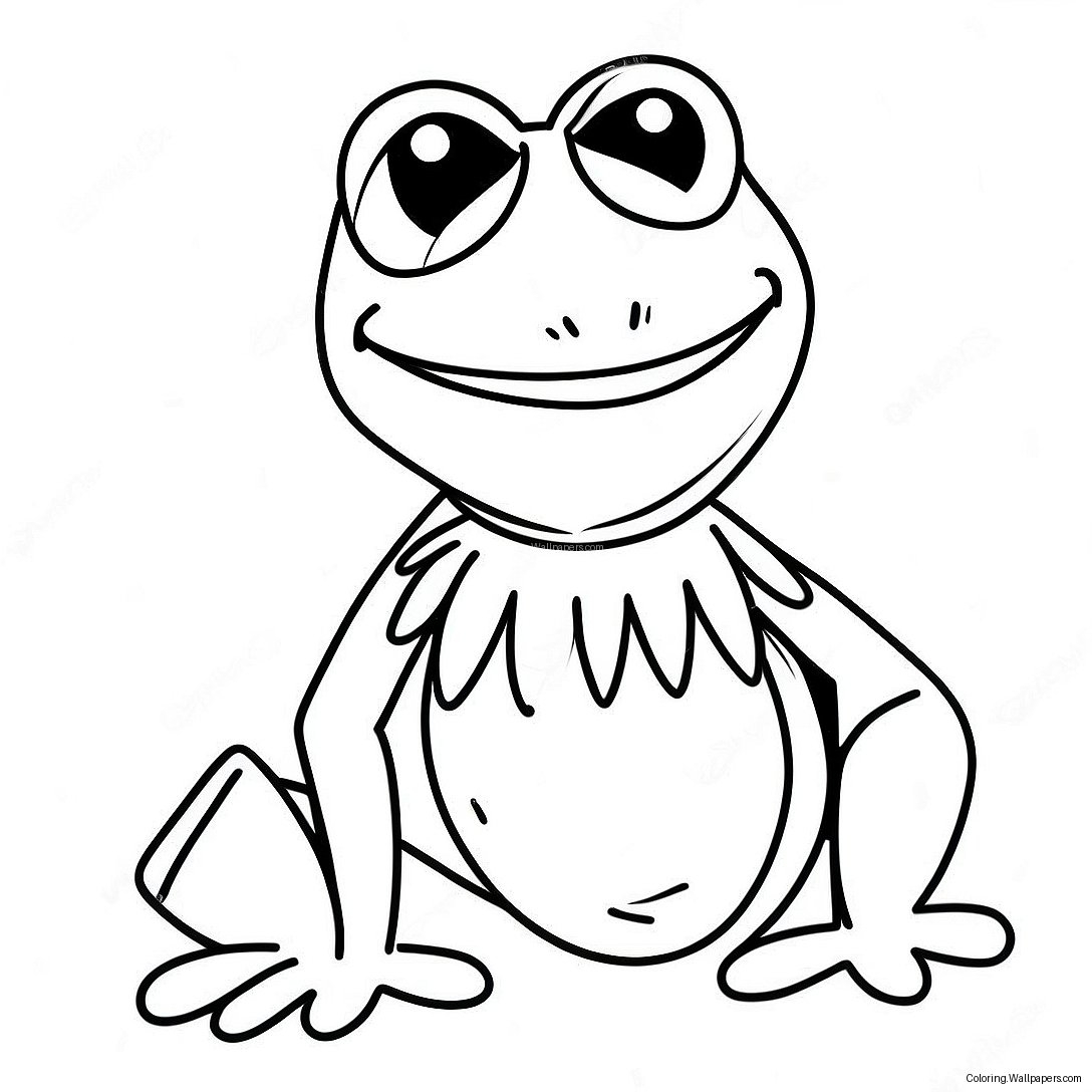 Kermit The Frog Coloring Page 43420