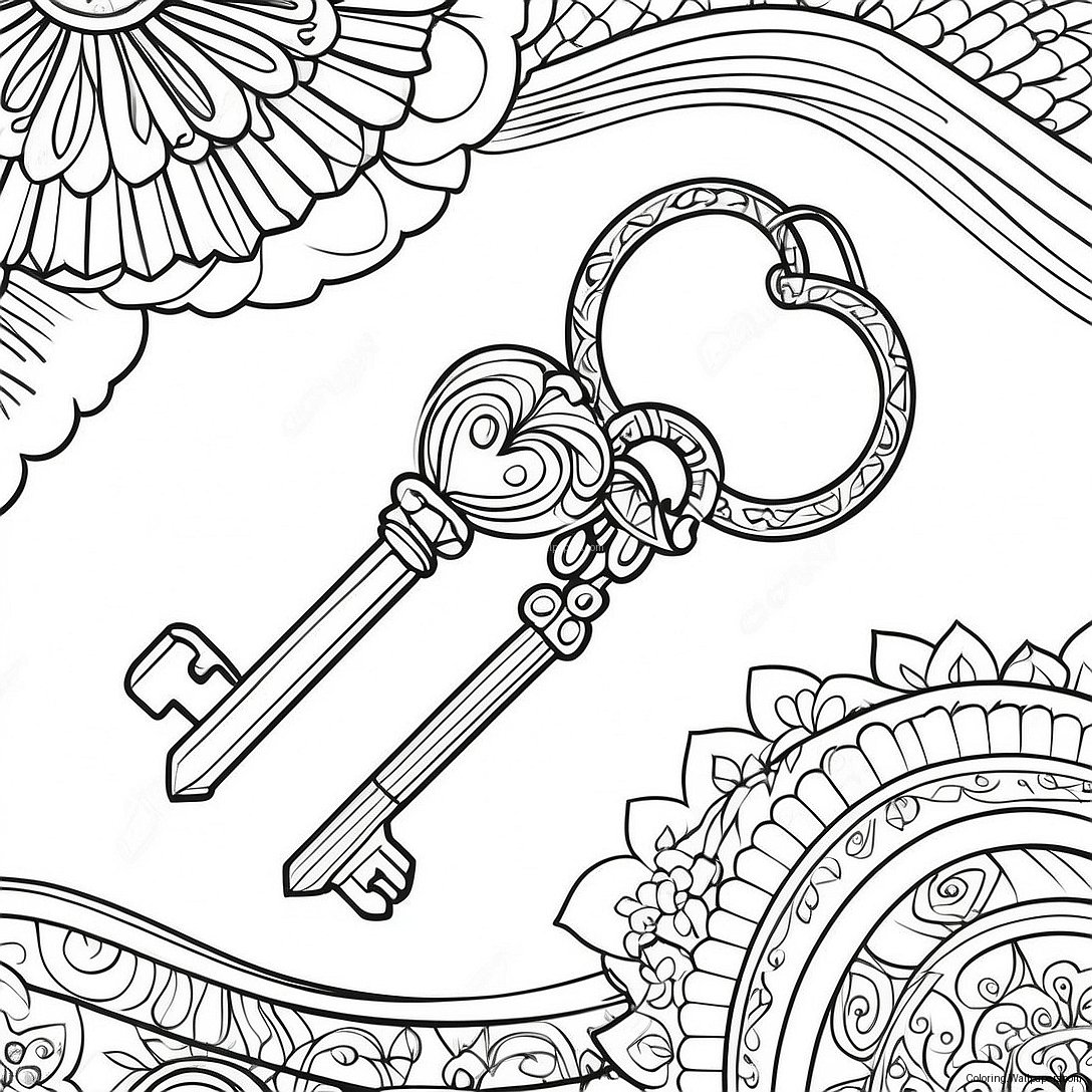 Key Coloring Page 46982