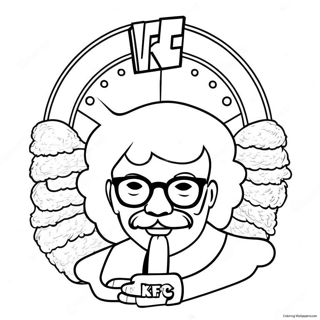 Kolorowanka Logo Kfc 52073