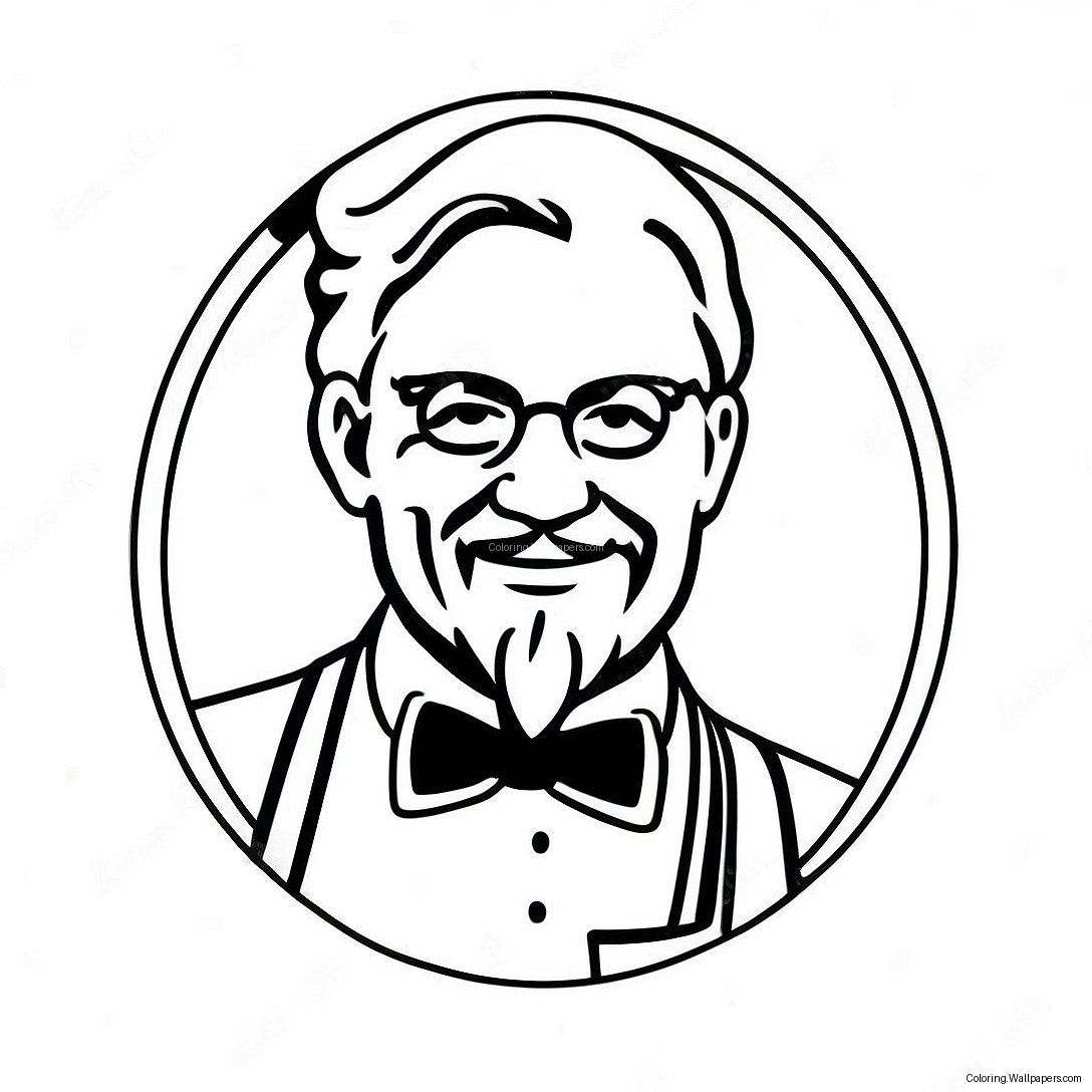 Kfc Logotyp Målarbild 52074