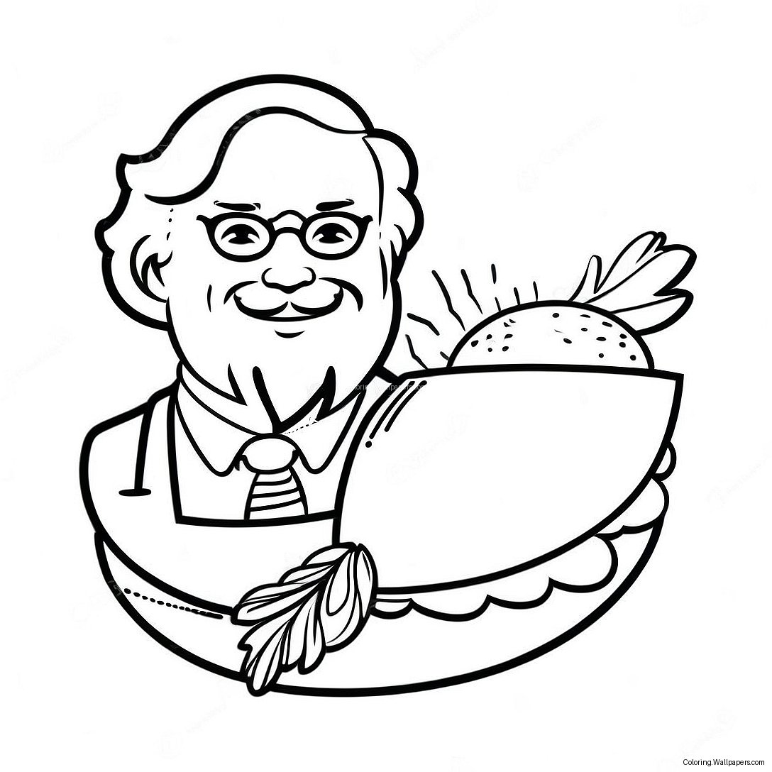 Kfc Logo Kleurplaat 52075