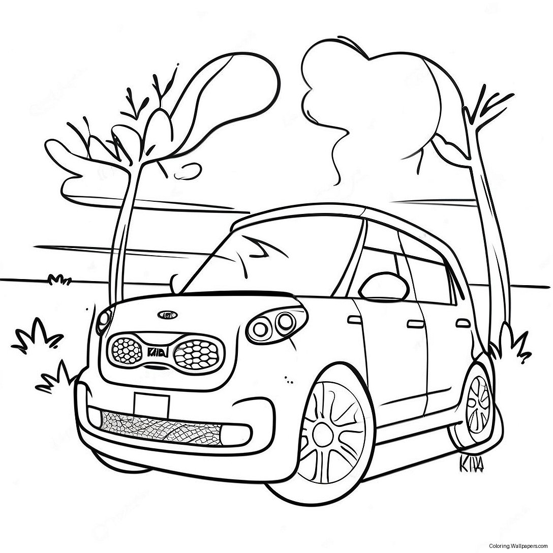 Kia Coloring Page 51360