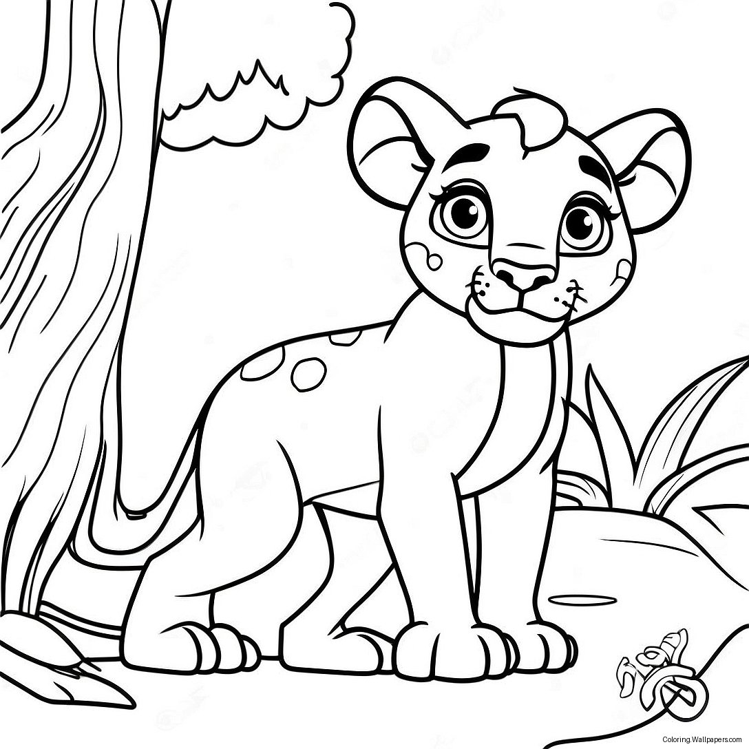 Kiara Lion Guard Coloring Page 50146