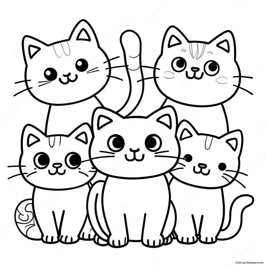 Kid-E-Cats Coloring Page 49440