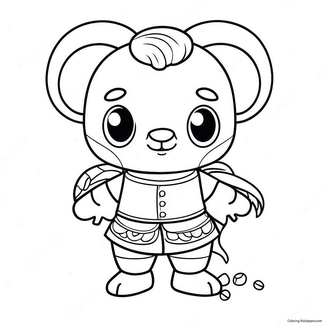 Kiff Characters Coloring Page 28460