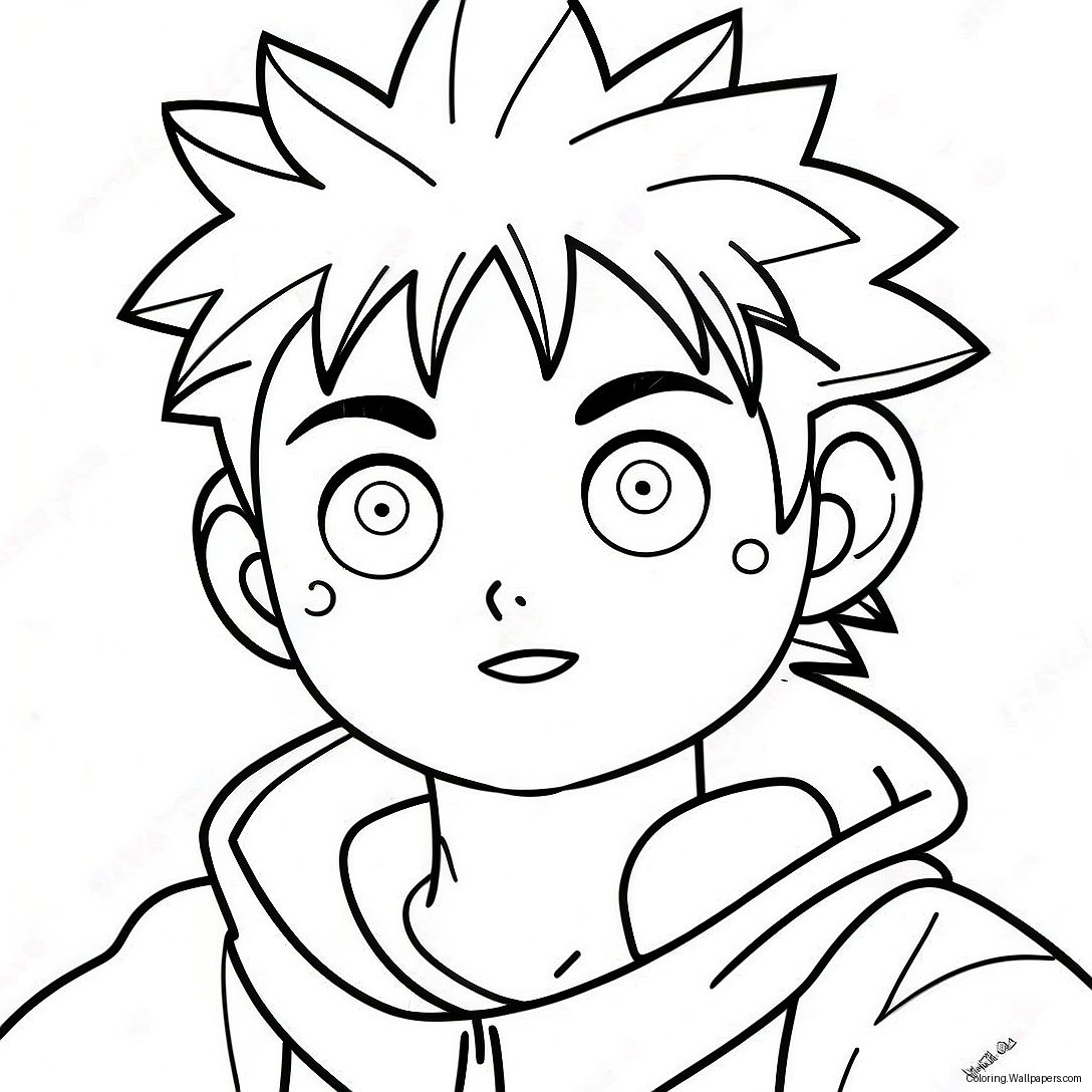 Killua Kleurplaat 23315