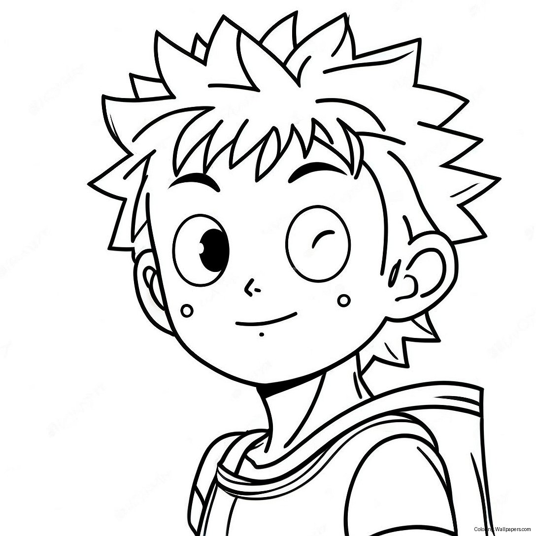 Killua Kleurplaat 23316