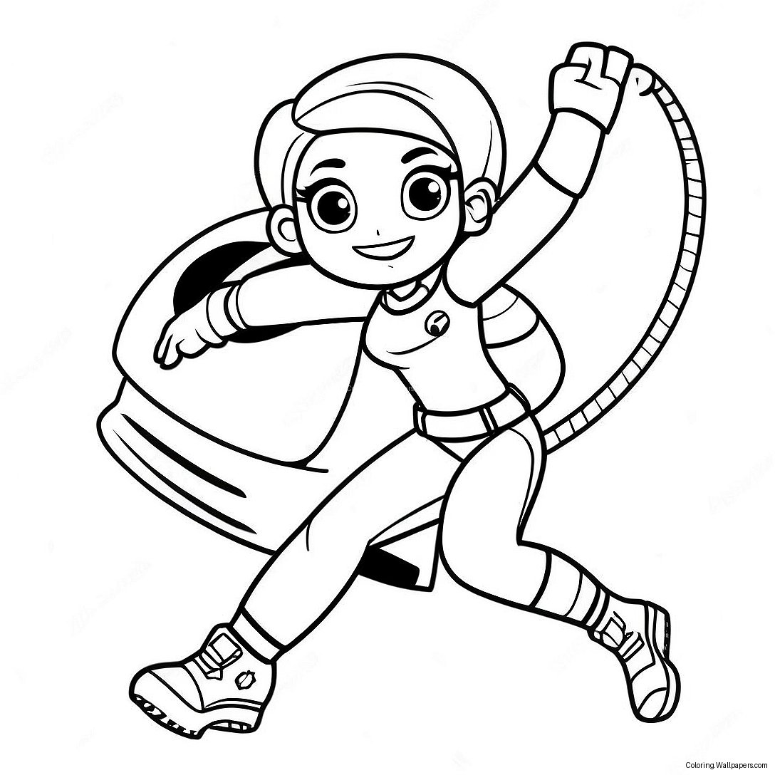 Kim Possible En Action À Colorier 11119