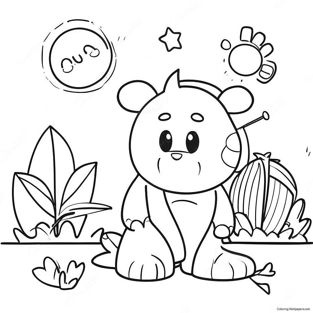 Kindergarten Coloring Page 4604