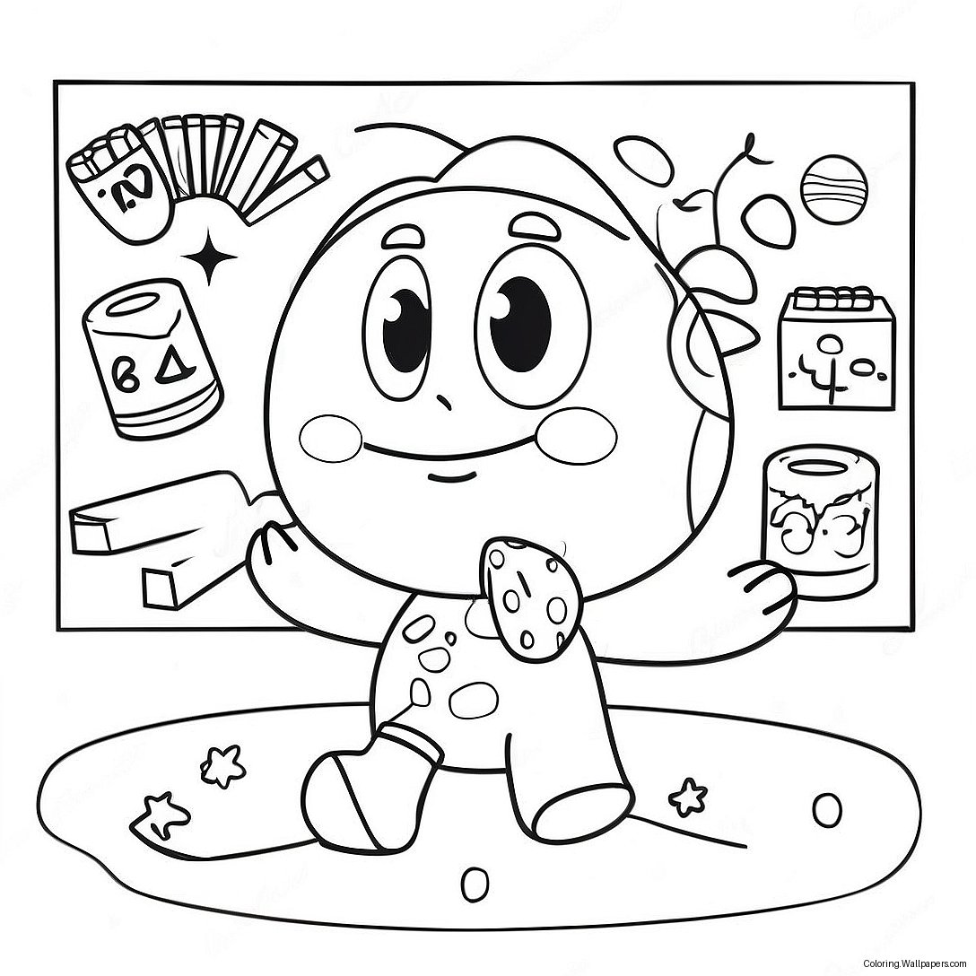 Kindergarten Math Addition Coloring Page 14674