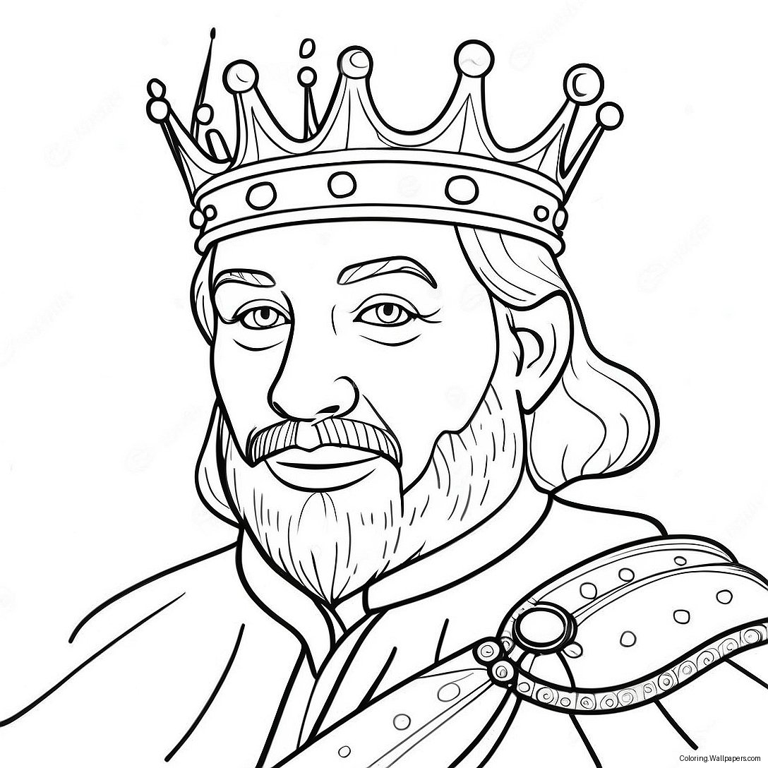 King Coloring Page 8673