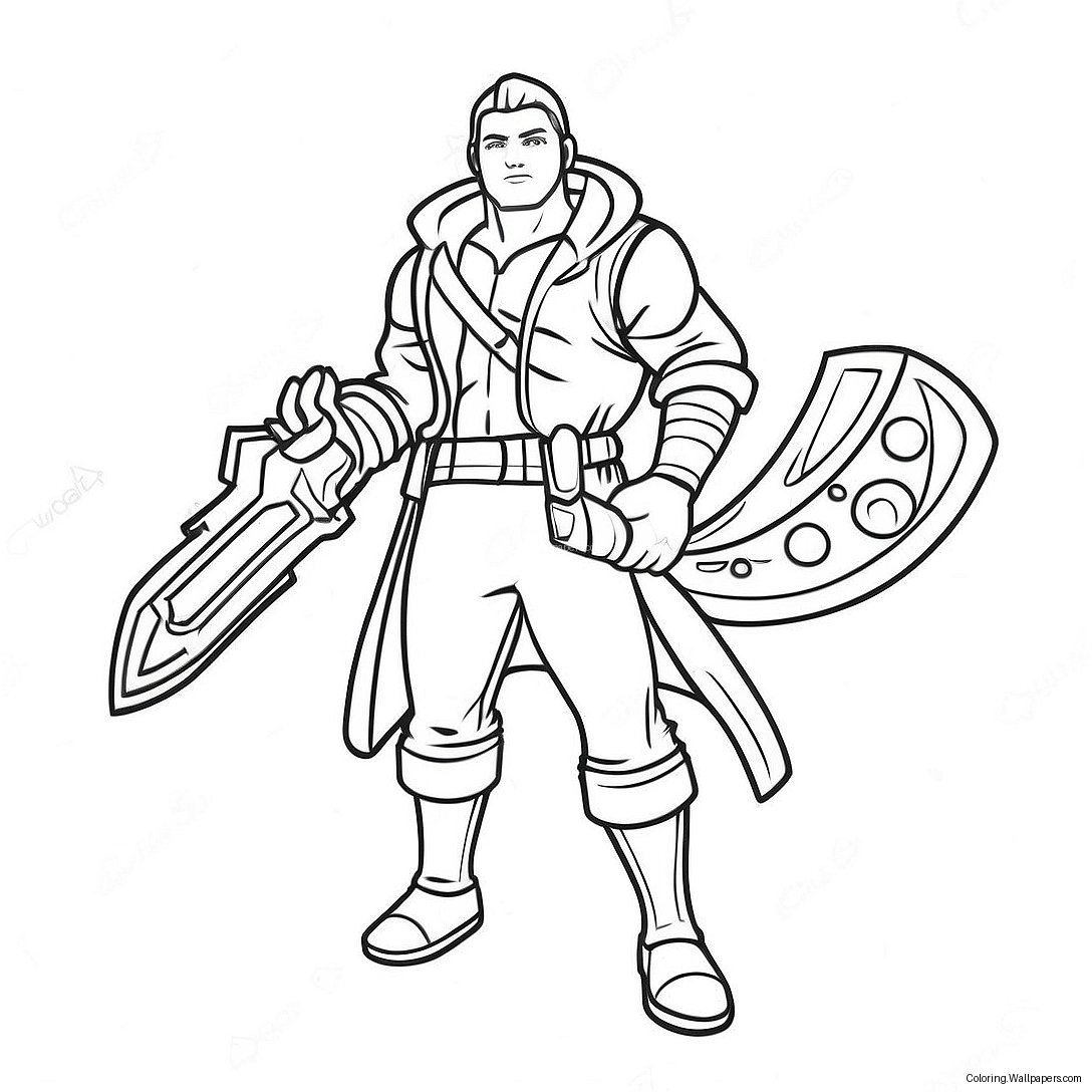 Klombo Fortnite Coloring Page 55751