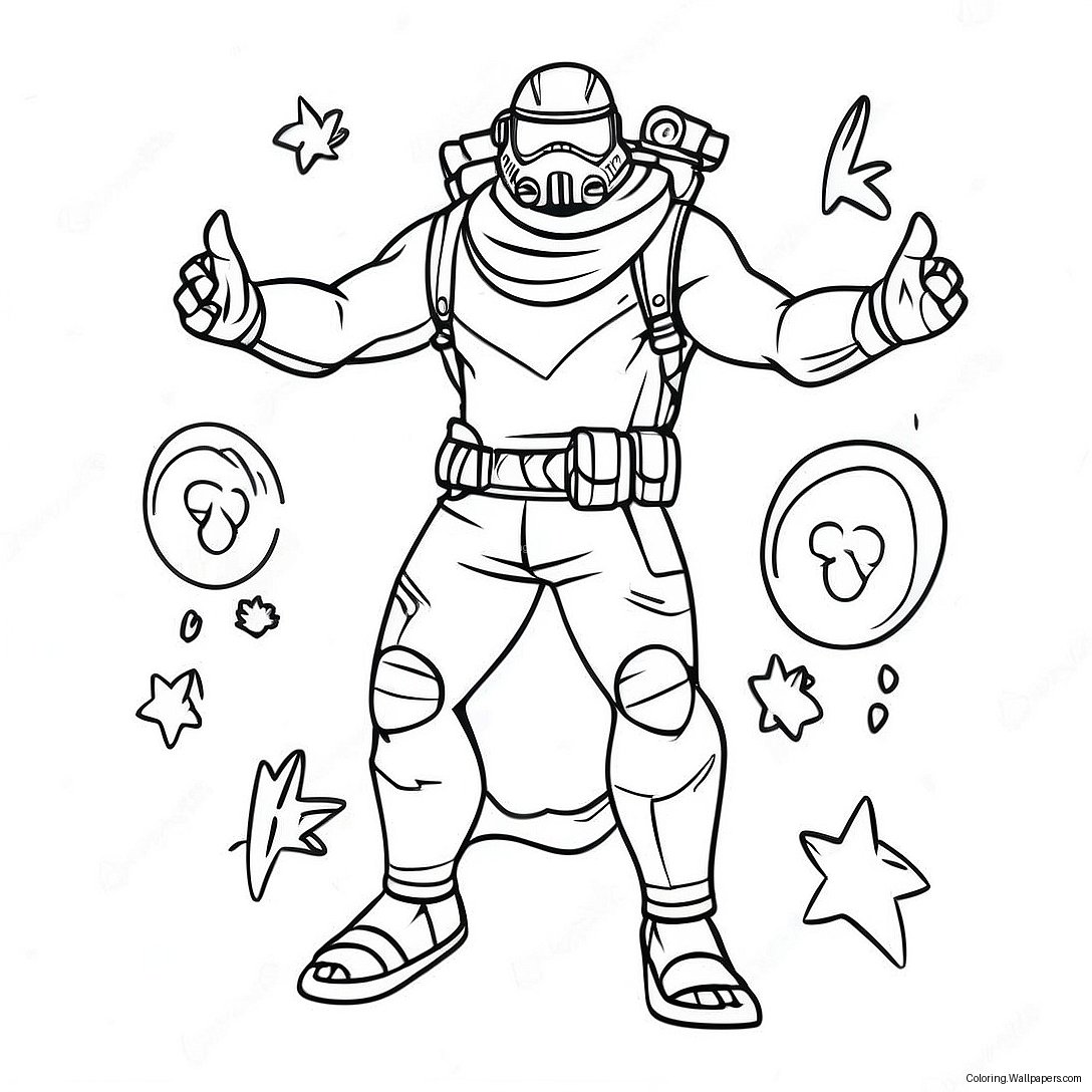 Klombo Fortnite Coloring Page 55752