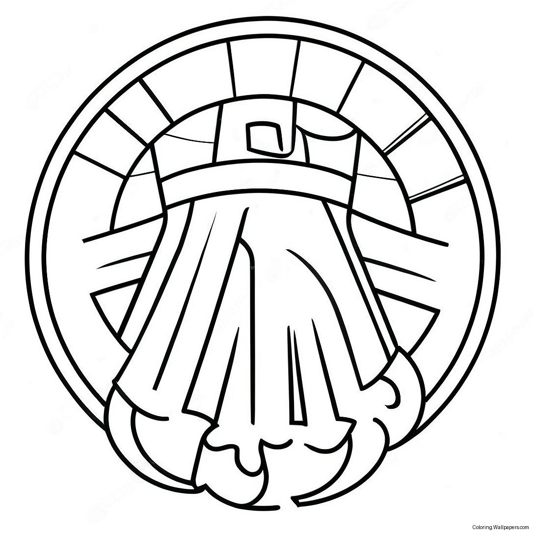 Knicks Logo Coloring Page 58903