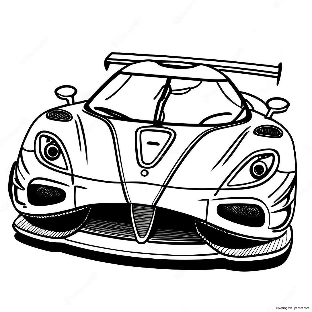 Koenigsegg Agera Rs Renn Ausmalbild 26704