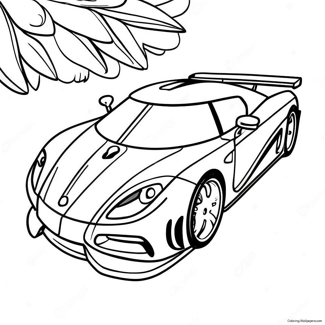 Koenigsegg Coloring Page 26705